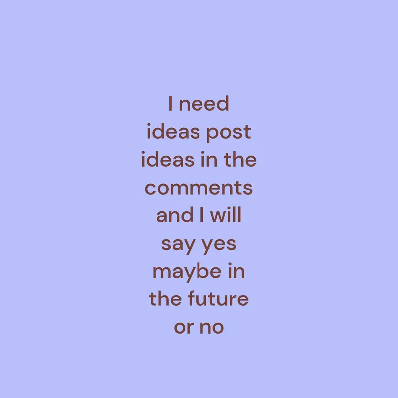 Can you help me make ideas? by @crocodile-studios