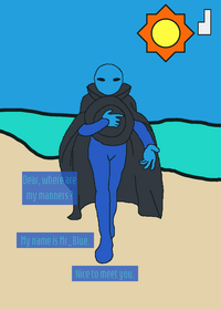 Mr Blue Art game