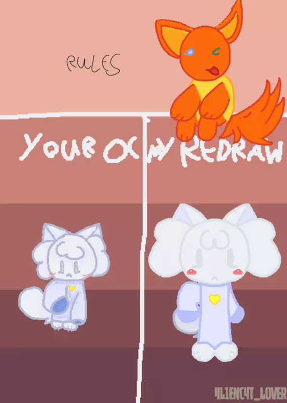 Redrawing ocs by @40ten