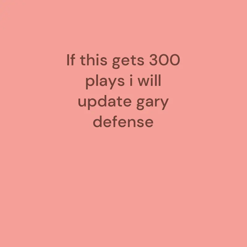 Game by @Gary_is_cool