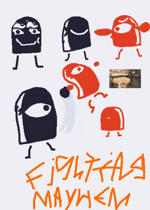 Fighting mayhem by @Pumpk1nguy