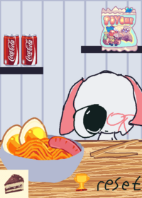 Mukbang emoji kitty!