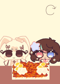 Milkcreamii and Chocoli Ramen Mukbang