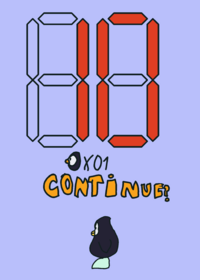 Pengyu game over screen