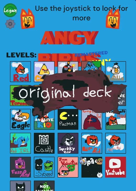 Angy Birds Remastered by @GatitoYogato_Castle
