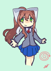 Just Monika.