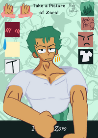 Take a picture of Zoro!