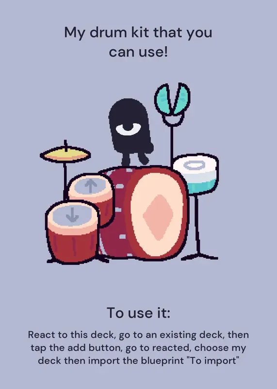 Drum kit by @ImFullyTheCastle
