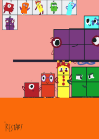 Numberblock lava
