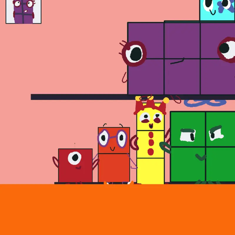 Numberblock lava by @Lilylovestea
