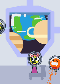 Come on, the alien is going to eat you!