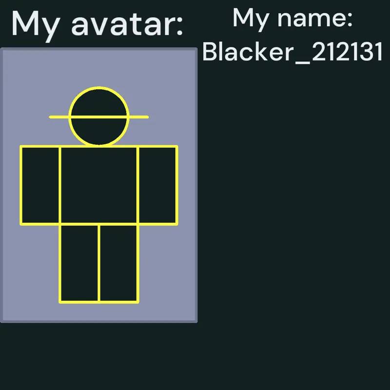 Blacker in roblox by @Blacker_2121311518