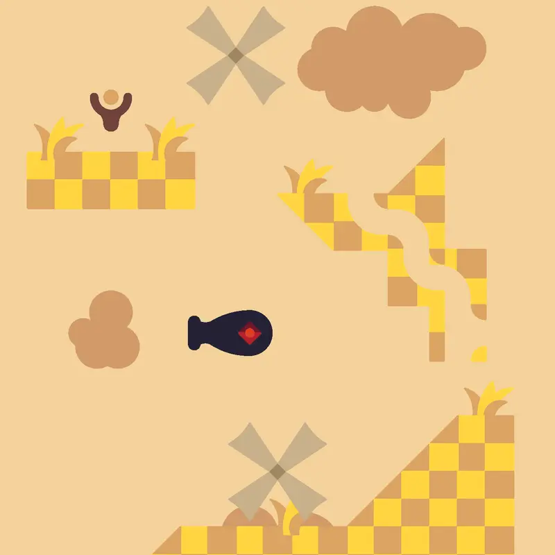 Desert Golf Game by @VaughnVirtudes