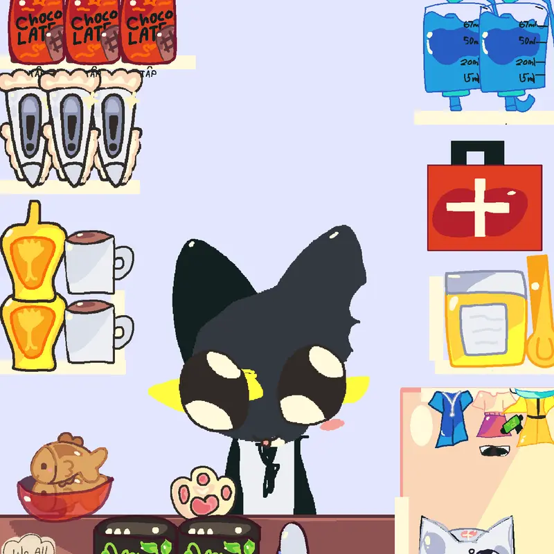 Secreat agent Mukbang!! by @cinnamorrolcutiefluff