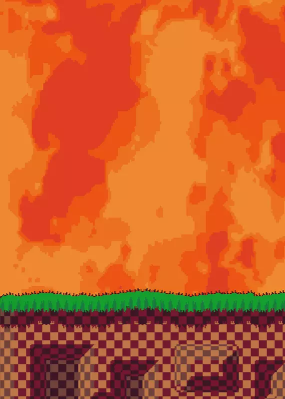 Sonic 2011 on the gameboy color by @AshuraTheHedghog