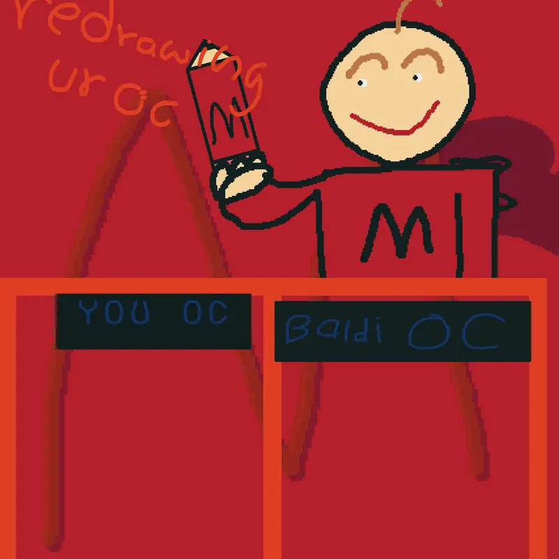 I will make your OC into Baldi by @-MALDIBASICS-
