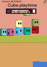 Cube playtime