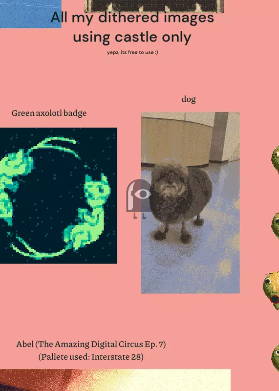 10+ dithered images stock by @JimanDeck2