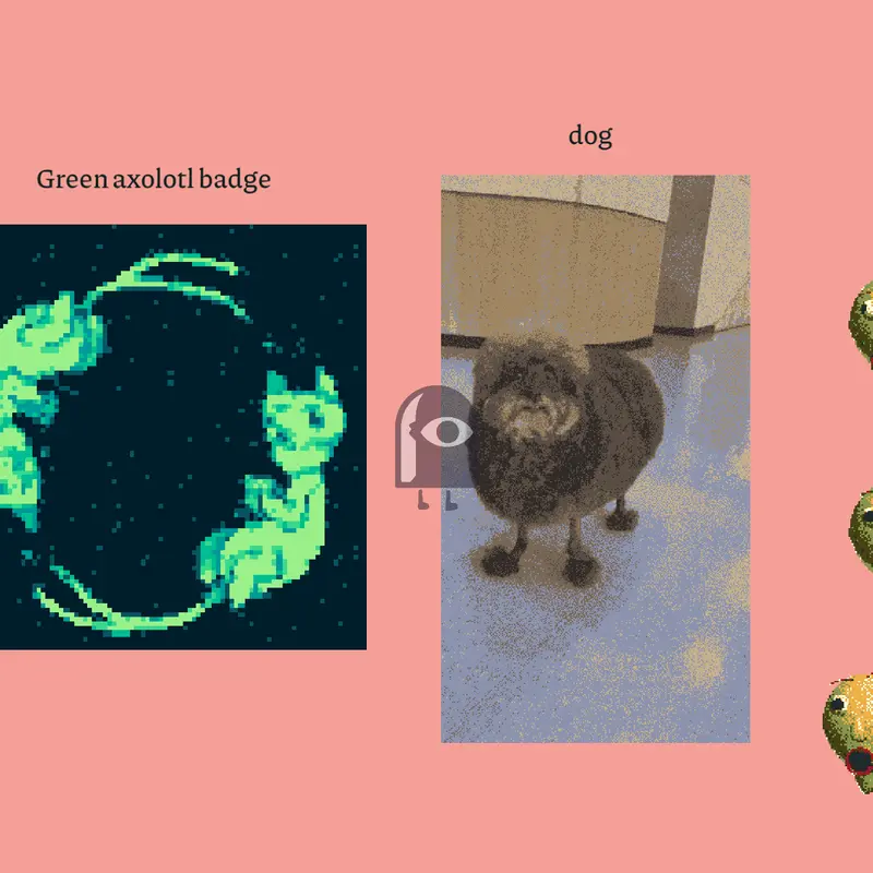 10+ dithered images stock by @JimanDeck2