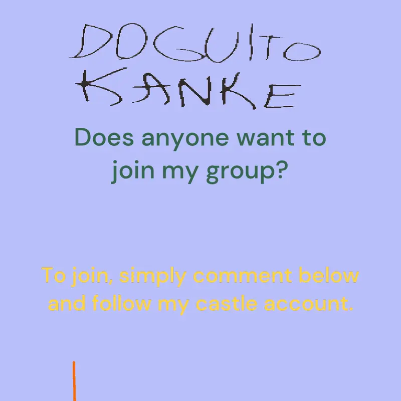 Does anyone want to join my group? by @Kanke_7_the_dog
