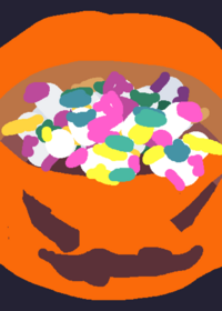 look for candy