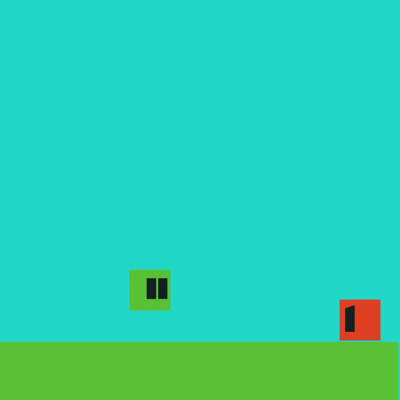 Green cube the game 1 by @kaalaw