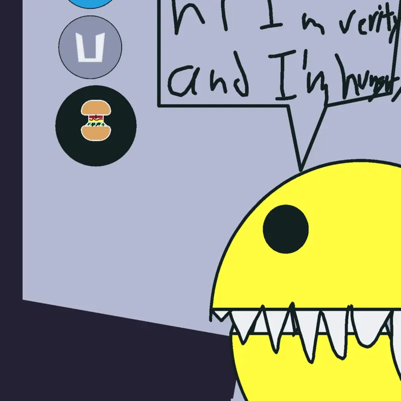 feed Verity game: water and burger 🥪 by @Ronan18