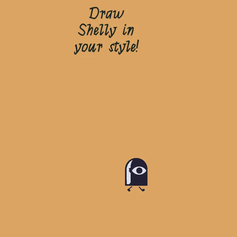 Draw Shelly in your style! by @Mely_263