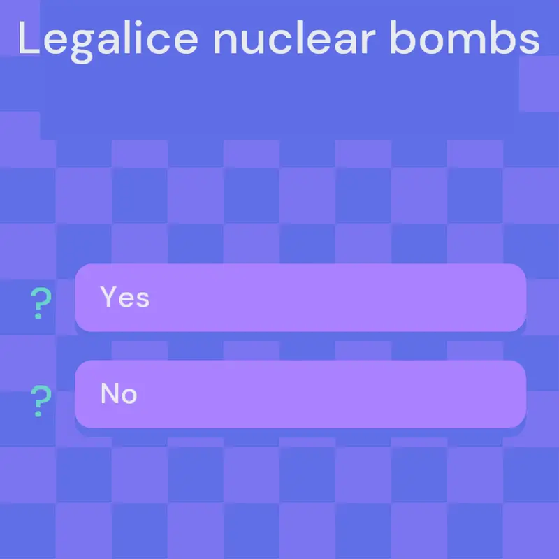 Nuclear bombs by @akela_lobita