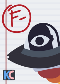 F MINUS - a game inspired by "no humanity"
