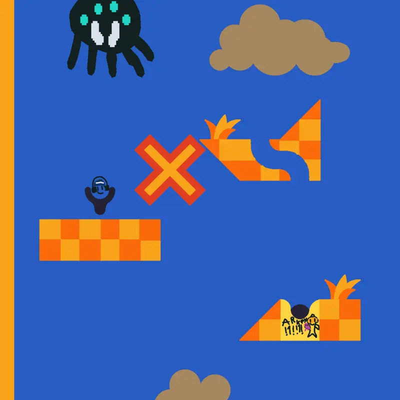 Doodle golf Halloween by @amtrakfanUwU256