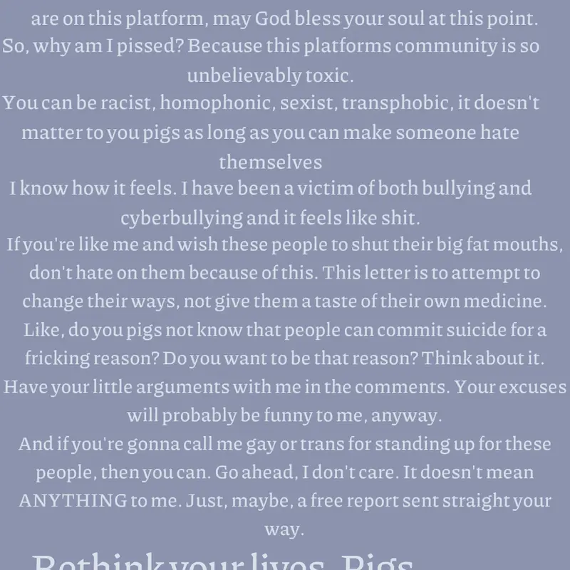F*ck u. by @LordOfBagels