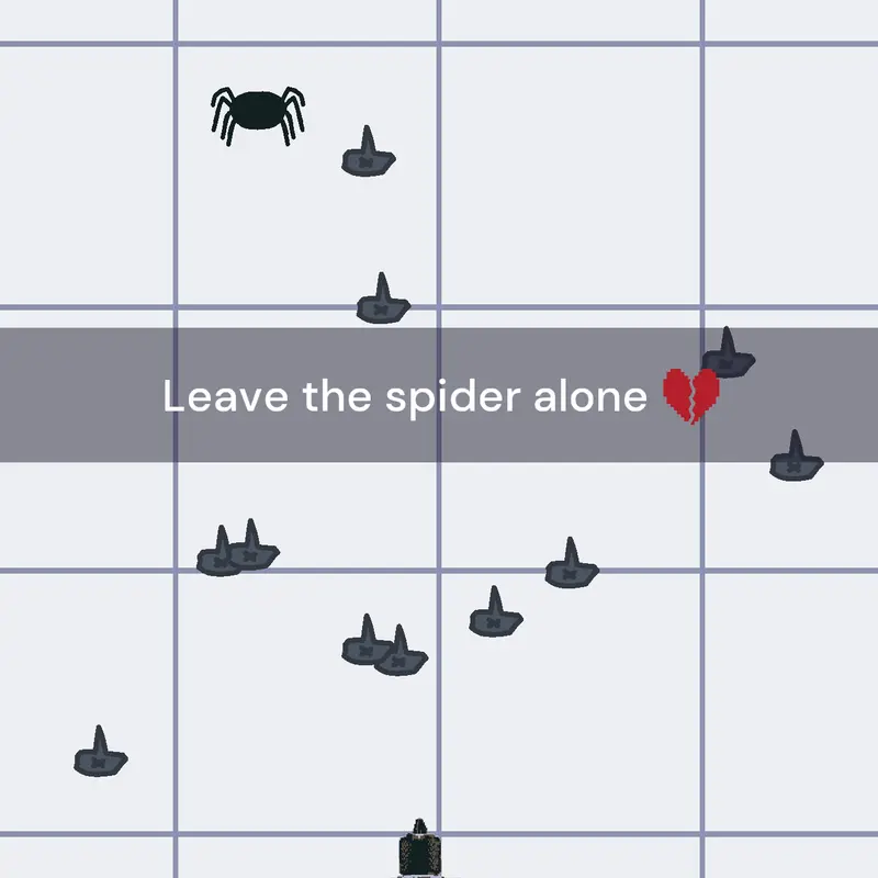 Leave the spider alone 💔 by @LegacyDuding