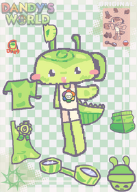 Dandy world puzzle but alien!