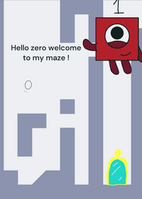 Numberblocks 1 one's maze