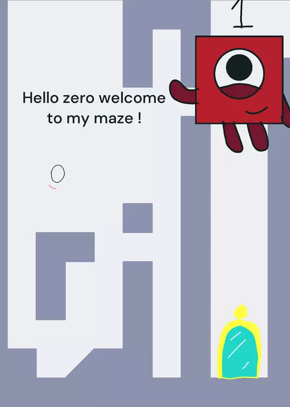 Numberblocks 1 one's maze by @WilliandasilvaGuimar