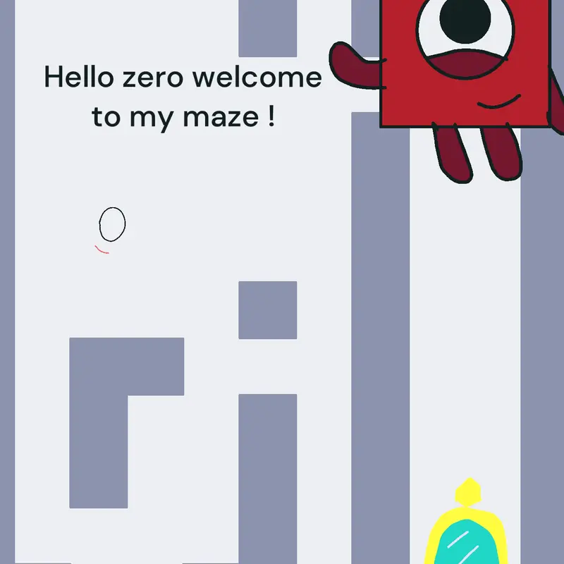 Numberblocks 1 one's maze by @WilliandasilvaGuimar