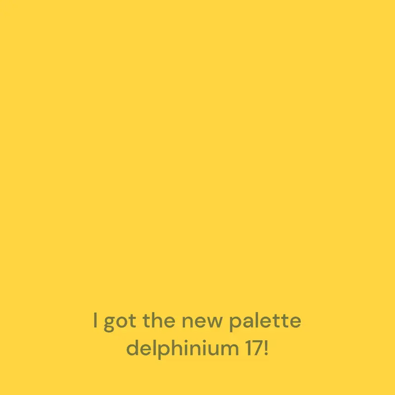 I got the new palette delphinium17! by @Rayo_TheToyPoodle