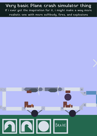 Simple plane crash simulator