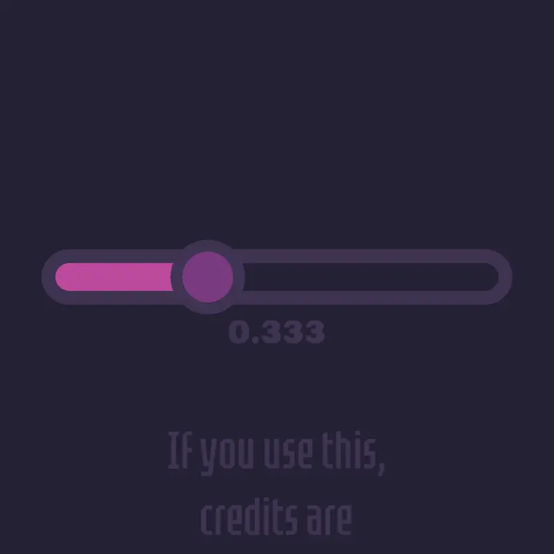 Slider by @alukinaEmily