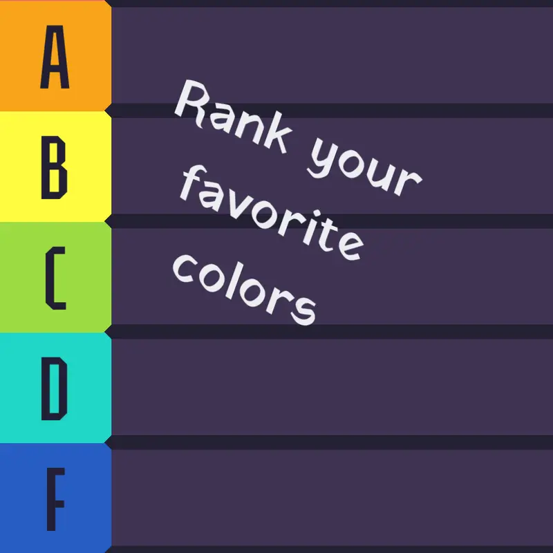Color rankings by @Burrito_111