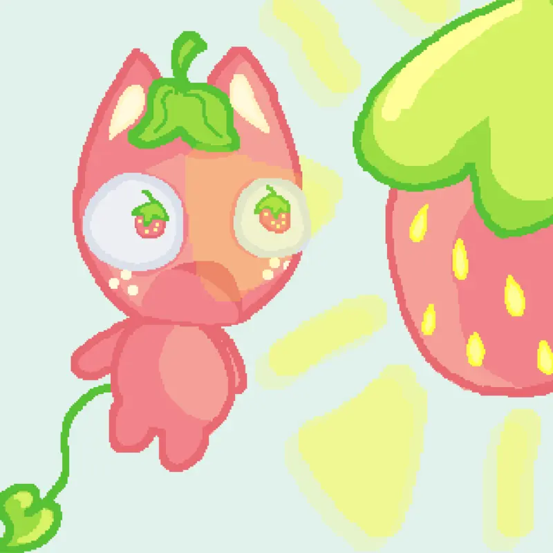 STRAWBERRY CRUSH😍 by @K4waii-K1tsune