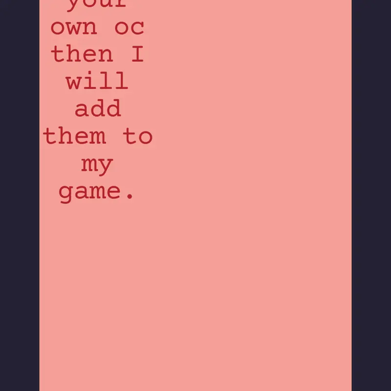 Game by @Allycat2021
