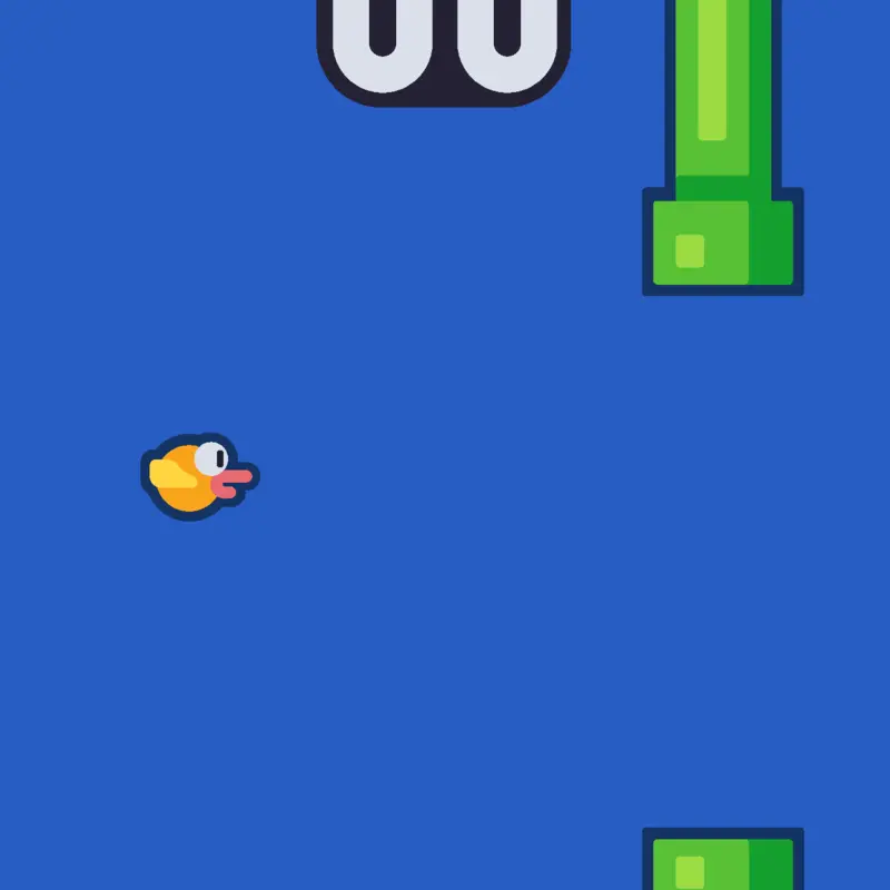 flappy bird chalenge by @croxmirYT