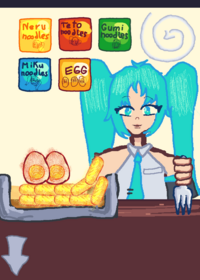 Miku mukbang