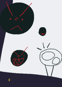 C128 vs evil ball