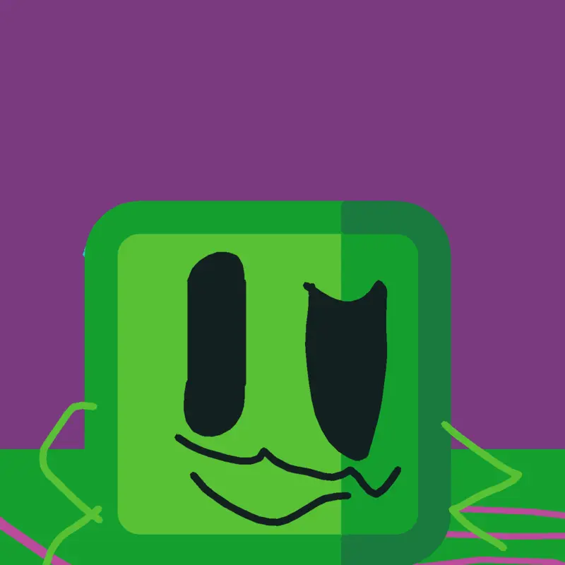 Green cube by @RicardoPaloschi