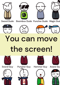 Every Canon Character in Swording Day Sheet