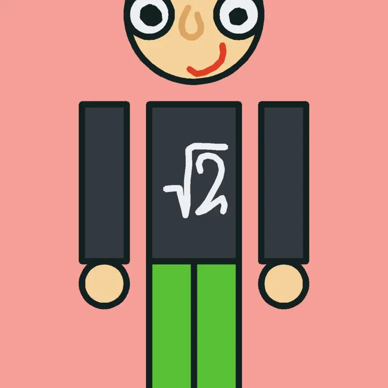 Square root of 2 fanart!!! by @THE-ONLY_DIH