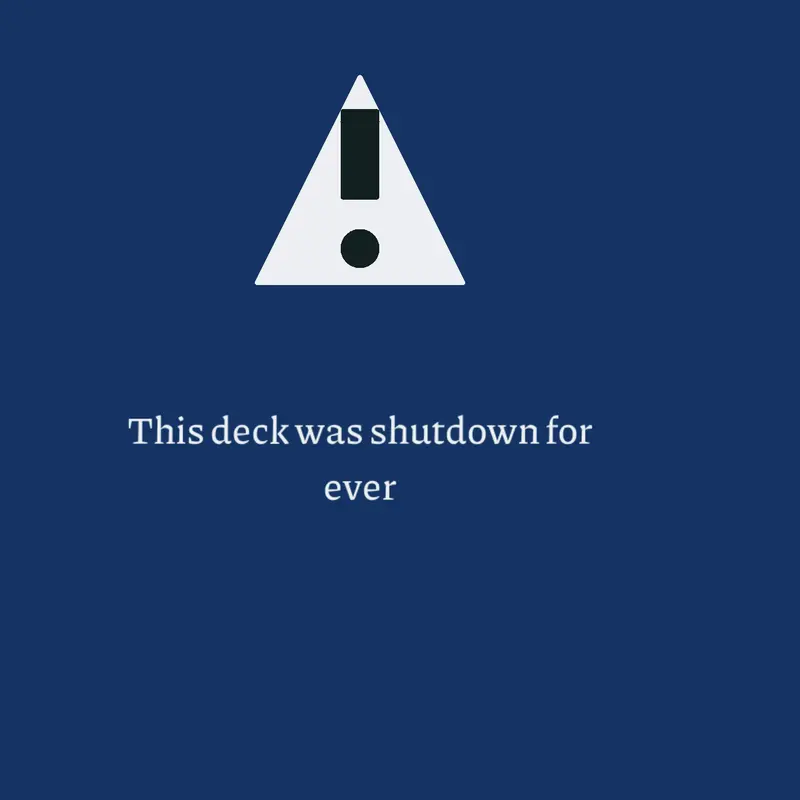 Shutdowned by @caquinoamong